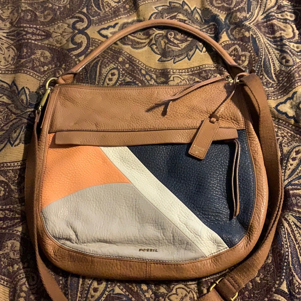 Fossil genuine leather bag